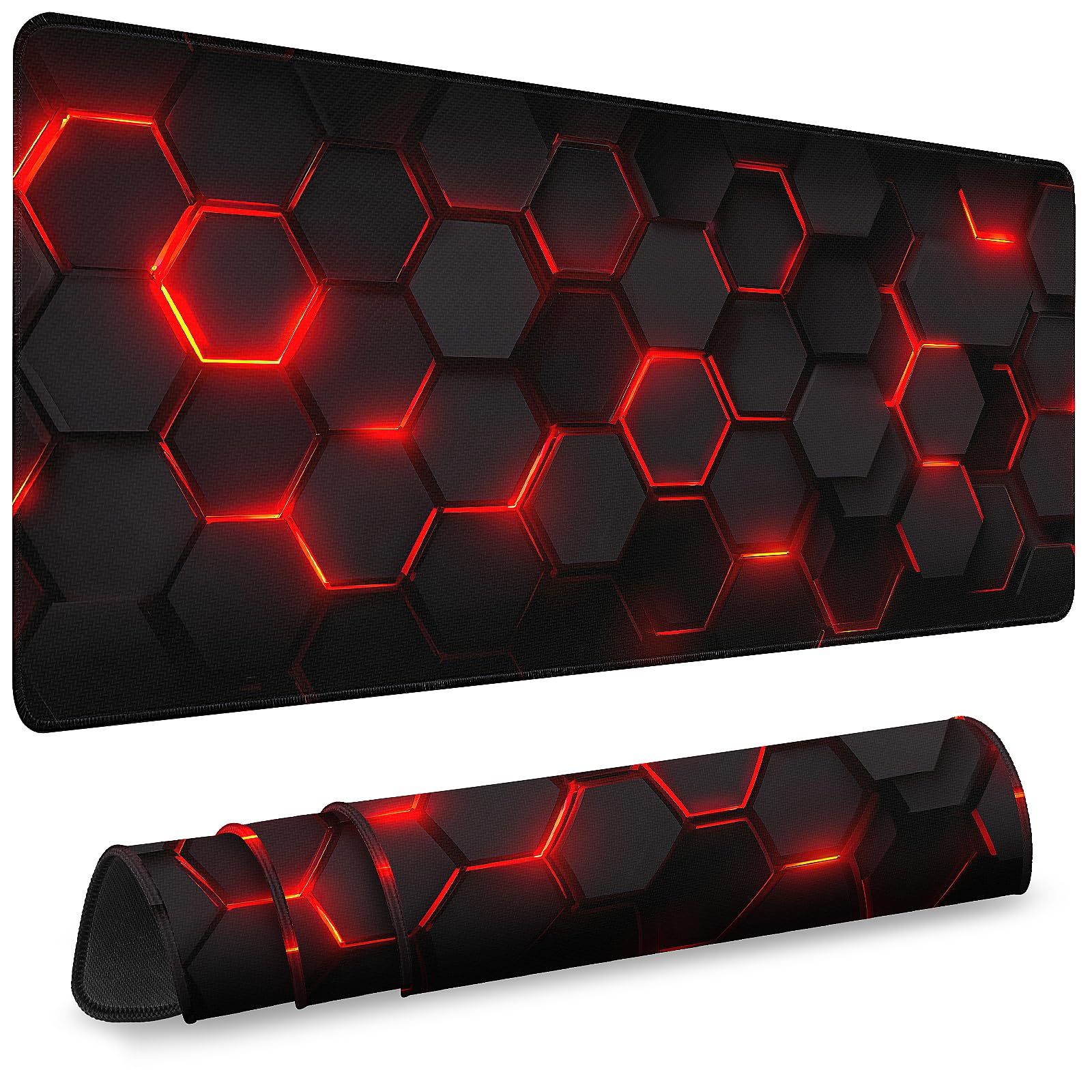 31.5-Inch Extended Gaming Mouse Pad with Non-Slip Base