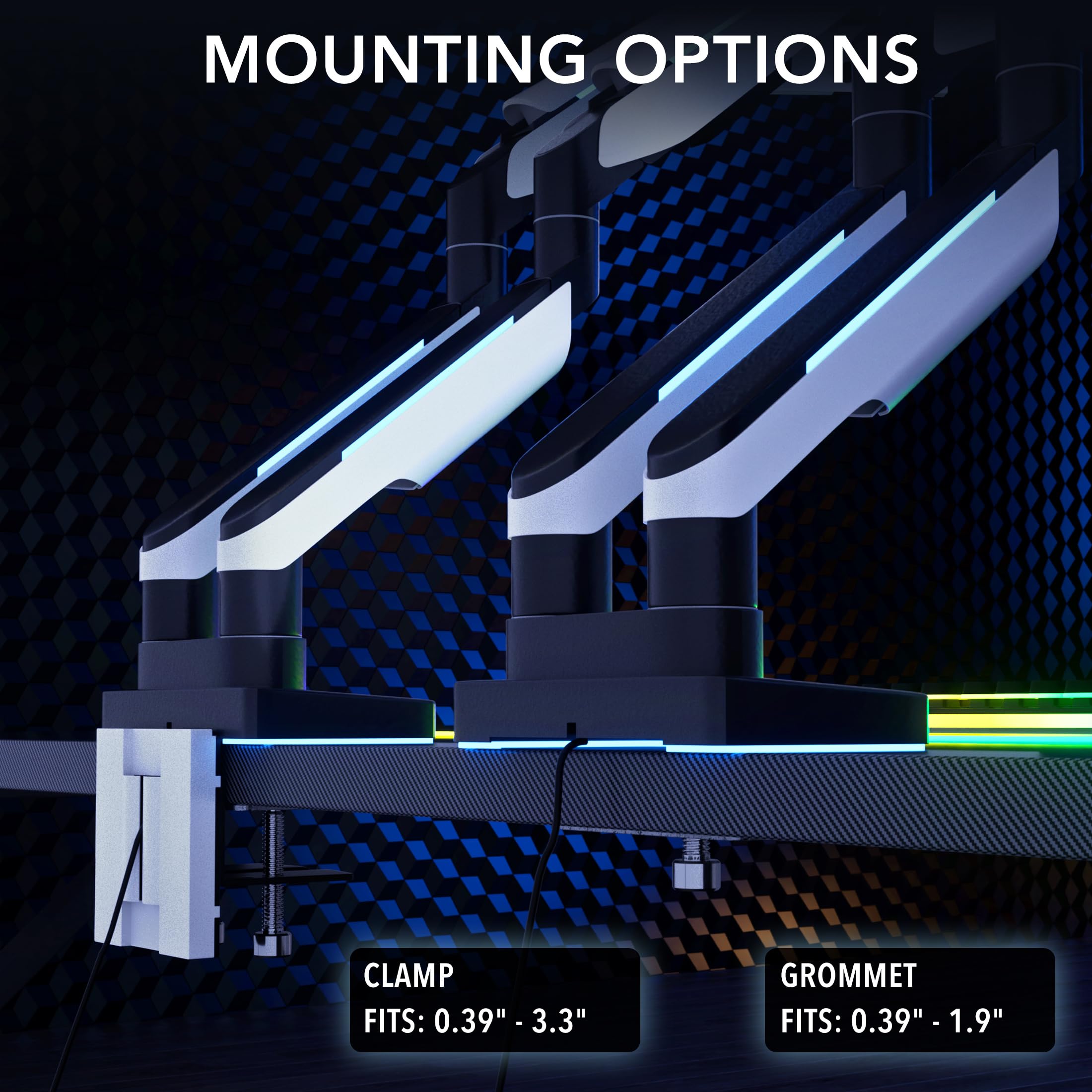 Mount-It! Heavy-Duty Dual Monitor Arm for 35-Inch Screens
