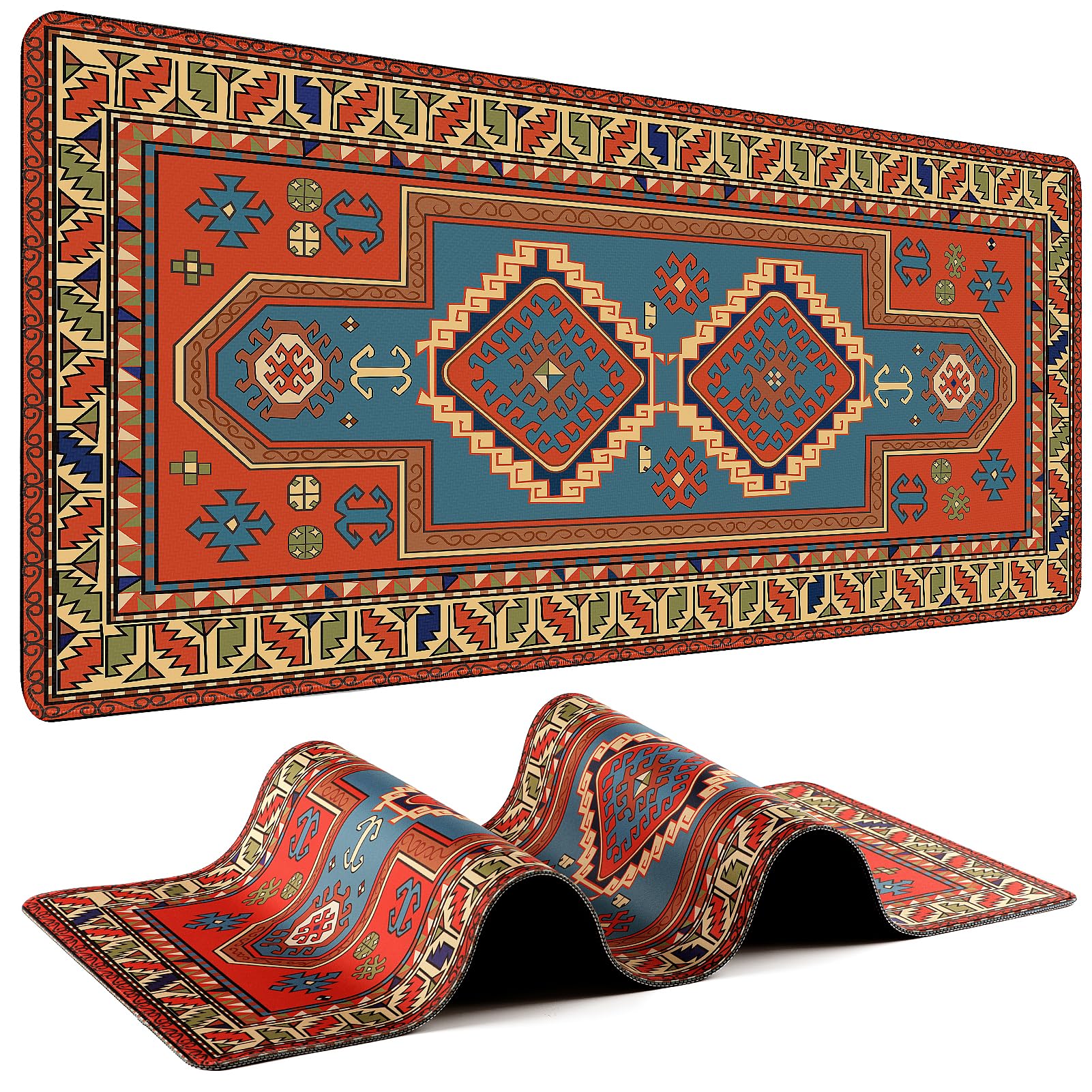 31.5-Inch Extended Gaming Mouse Pad with Non-Slip Base