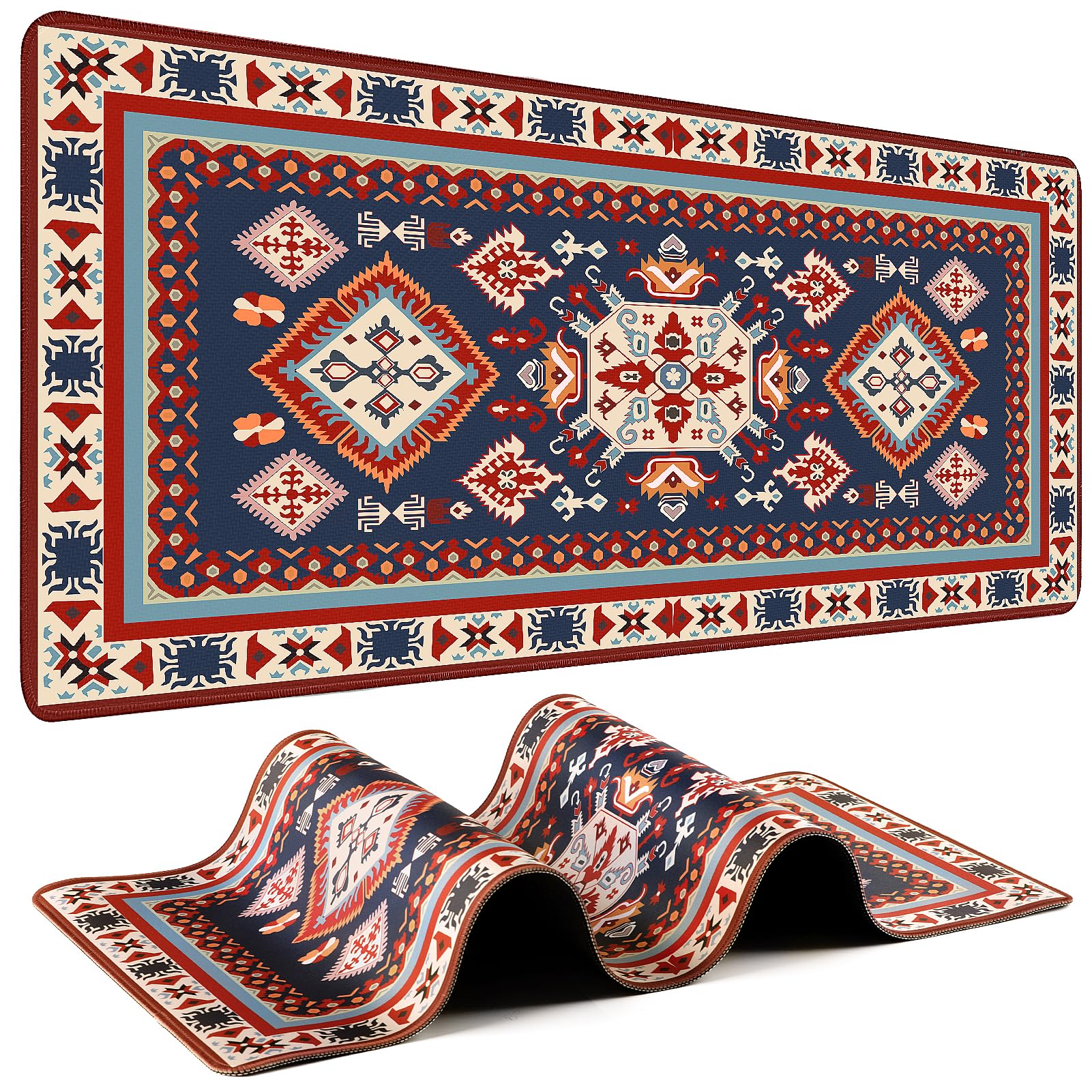 31.5-Inch Extended Gaming Mouse Pad with Non-Slip Base