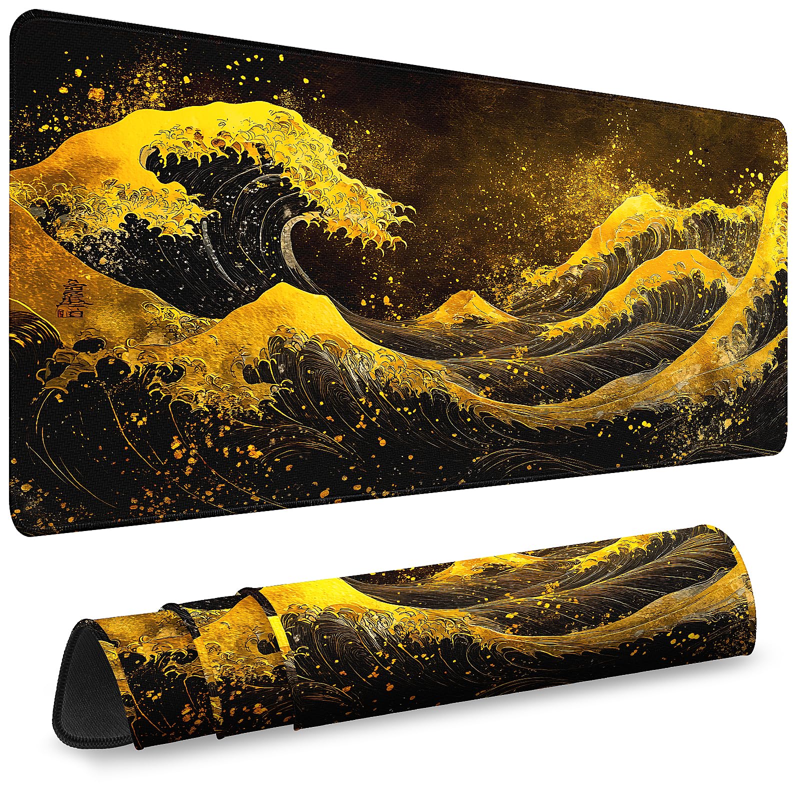 31.5-Inch Extended Gaming Mouse Pad with Non-Slip Base