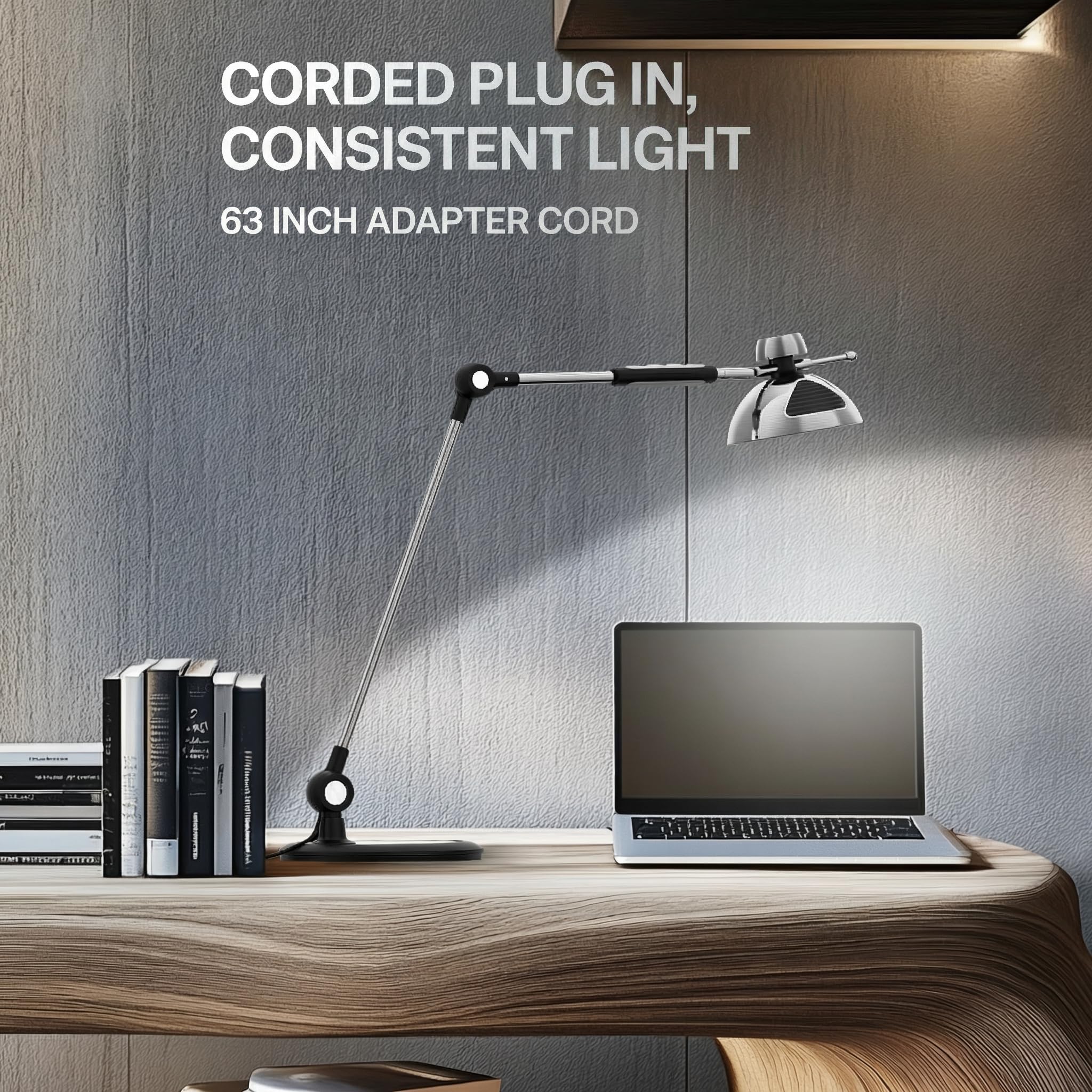 OTUS Tall LED Architect Desk Lamp with Gesture Control