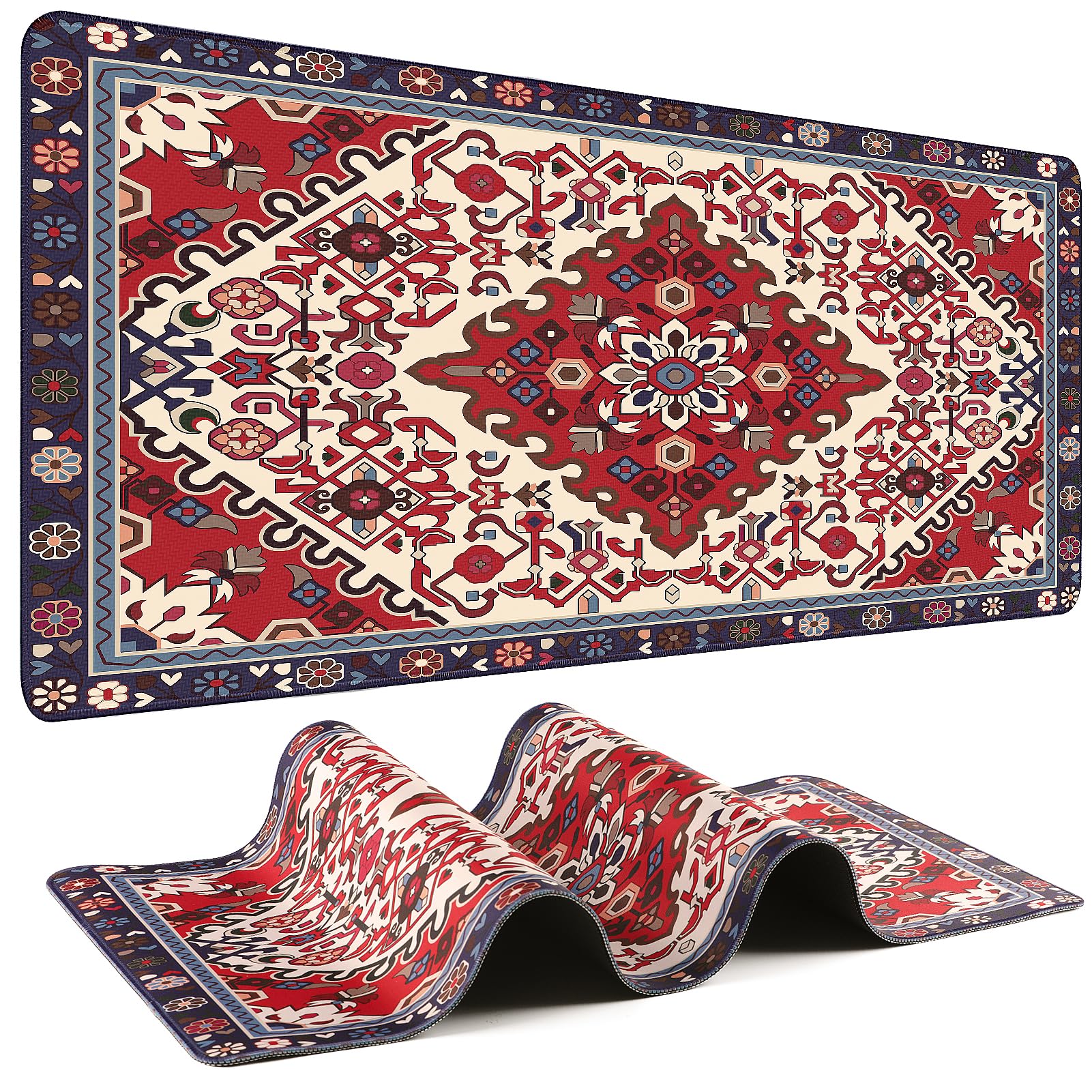 31.5-Inch Extended Gaming Mouse Pad with Non-Slip Base