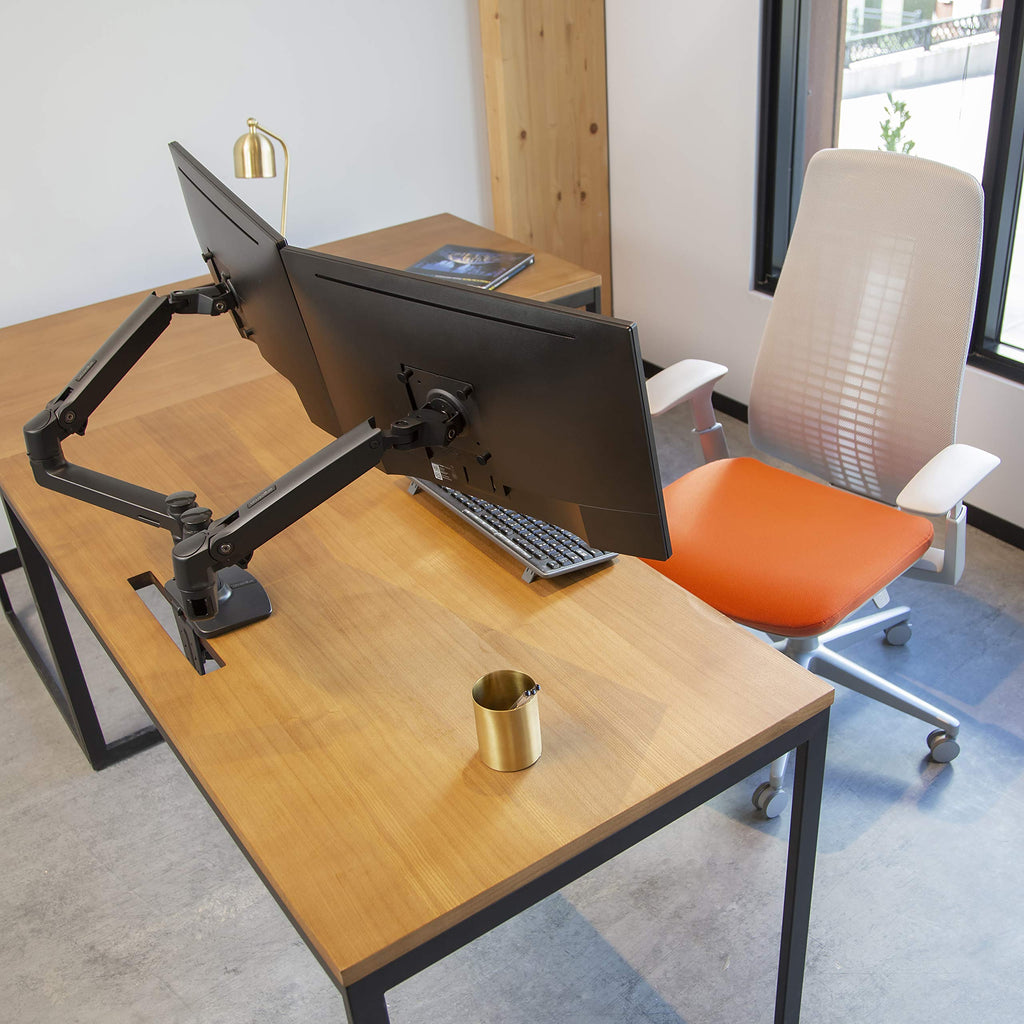 Ergotron – LX Dual Monitor Arm, VESA Desk Mount